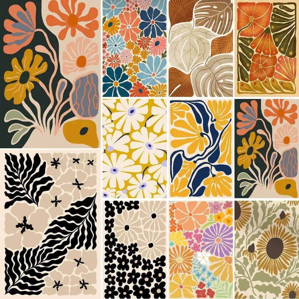 Flower Power Paint by Numbers Kit