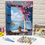 Window on the Bay Paint by Numbers Kit