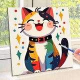 Happy Calico Paint by Numbers Kit