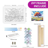 Garden Cottage Paint by Numbers Kit