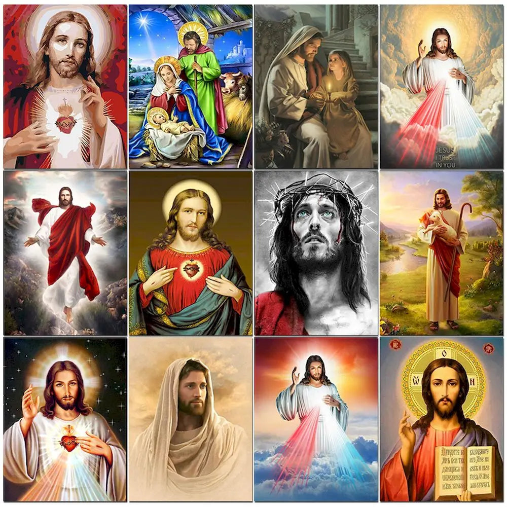 The Nativity Paint by Numbers Kit