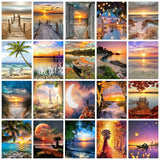 Lantern Night Lovers Paint by Numbers Kit