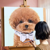 Cocoa Poodle Paint by Numbers Kit
