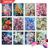 Lilies by the Falls Paint by Numbers Kit