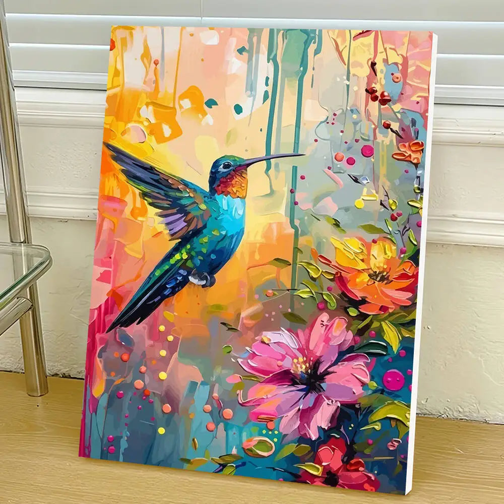 Jewel Hummingbird Paint by Numbers Kit