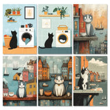 Kitchen Cat Paint by Numbers Kit