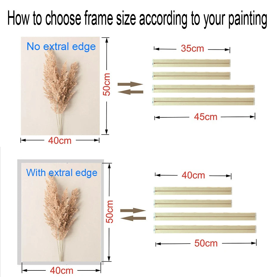 DIY Wooden Canvas Stretcher Frame