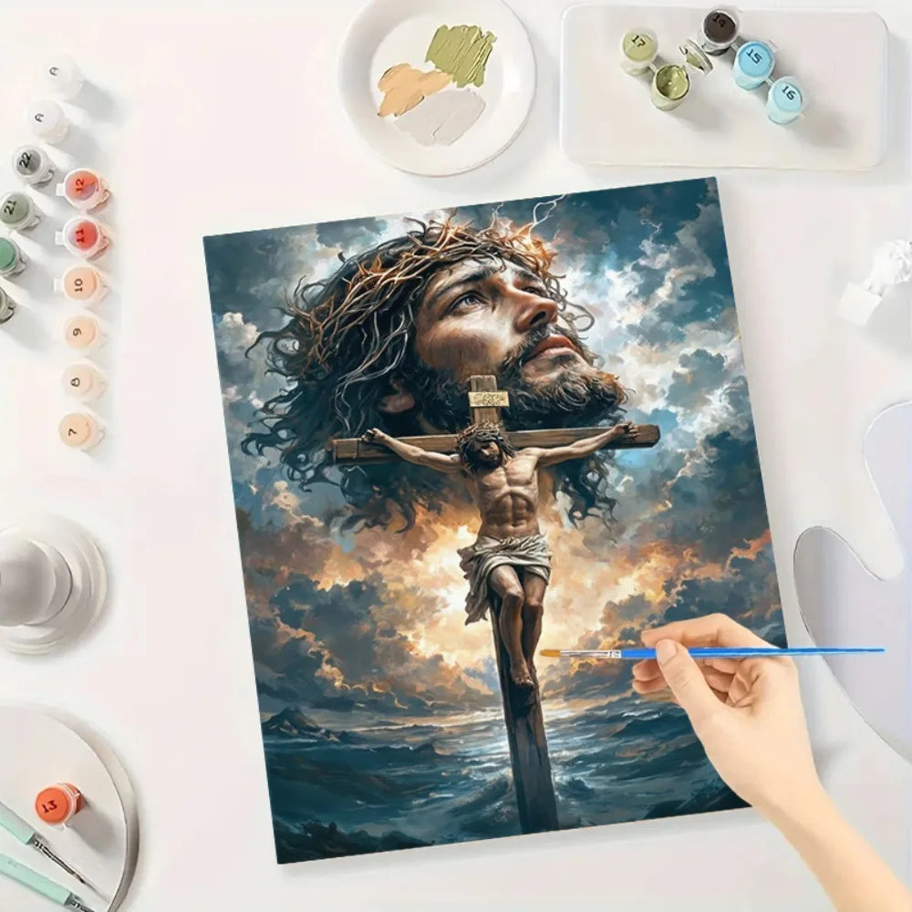 The Cross Paint by Numbers Kit