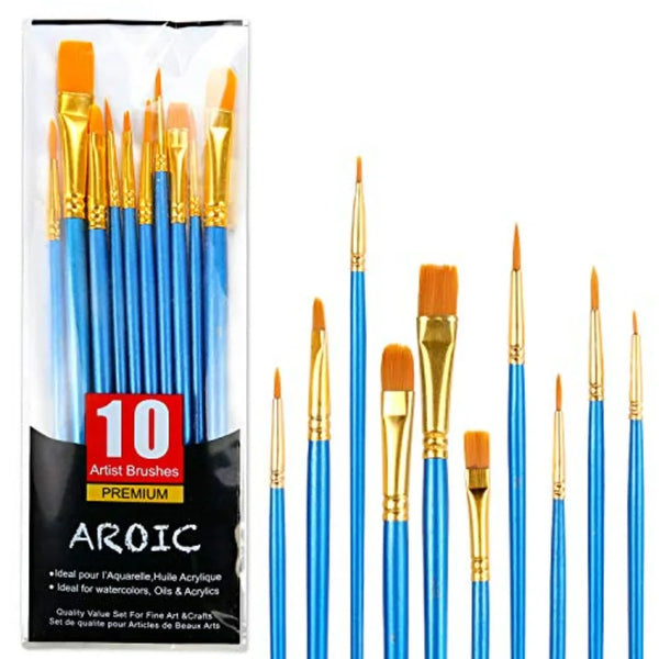 Detail Paint Brush Set of 8 + 2 FREE