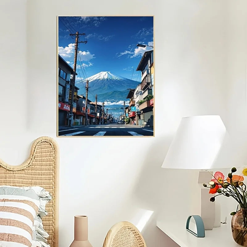 Fuji Street View Paint by Numbers Kit