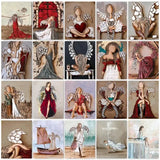 Rose Angel Paint by Numbers Kit