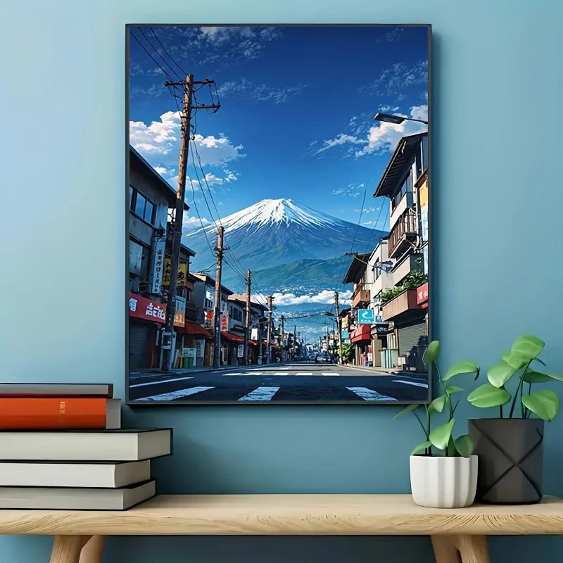 Fuji Street View Paint by Numbers Kit
