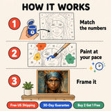 Boho Queen Paint by Numbers Kit — 4