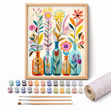 Bottled Blooms Paint by Numbers Kit — 1
