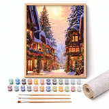 Christmas Lane Paint by Numbers Kit — 1