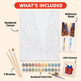 Christmas Lane Paint by Numbers Kit — 5