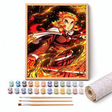 Flame Warrior Paint by Numbers Kit — 1