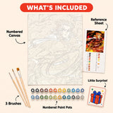 Flame Warrior Paint by Numbers Kit — 5
