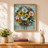 Garden Florals Paint by Numbers Kit — 2