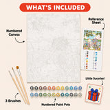 Spring Geese Ride Paint by Numbers Kit — 5