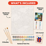 Tropical Beach House Paint by Numbers Kit — 5