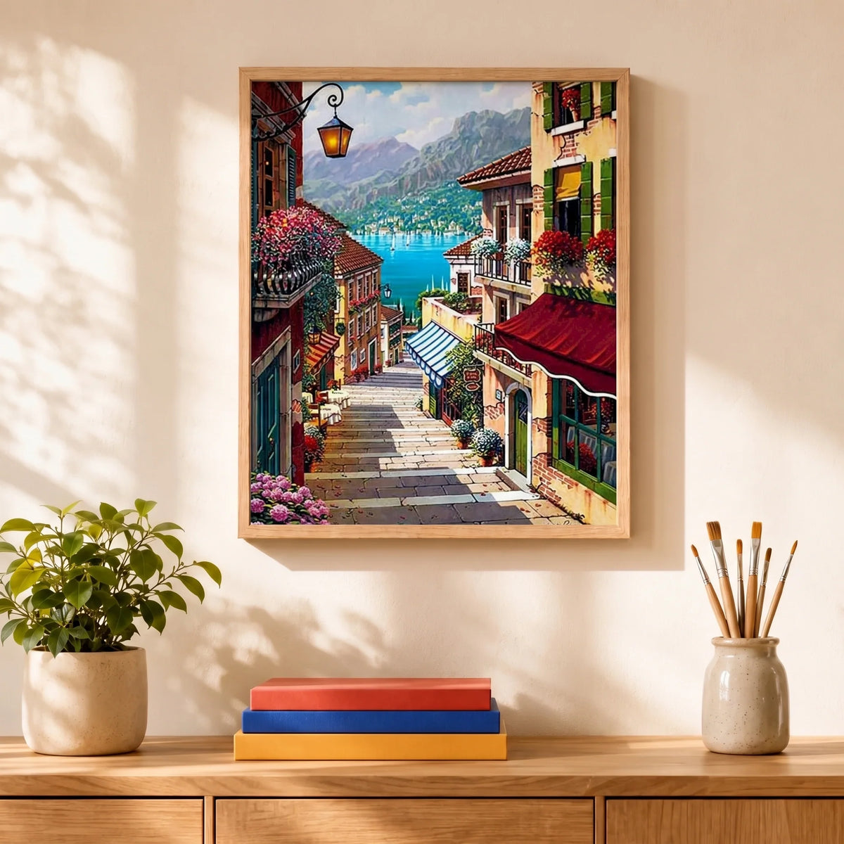 Village Steps Paint by Numbers Kit — 2