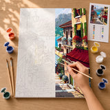 Village Steps Paint by Numbers Kit — 3