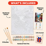 Village Steps Paint by Numbers Kit — 5