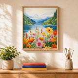 Wildflower Lake Paint by Numbers Kit — 2