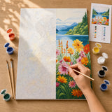 Wildflower Lake Paint by Numbers Kit — 3